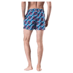 Illusion Dot Swim Shorts Blue
