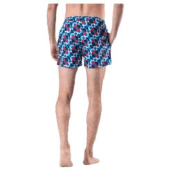 Illusion Dot Swim Shorts Blue