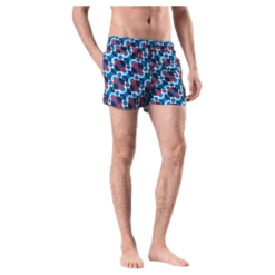 Illusion Dot Swim Shorts Blue