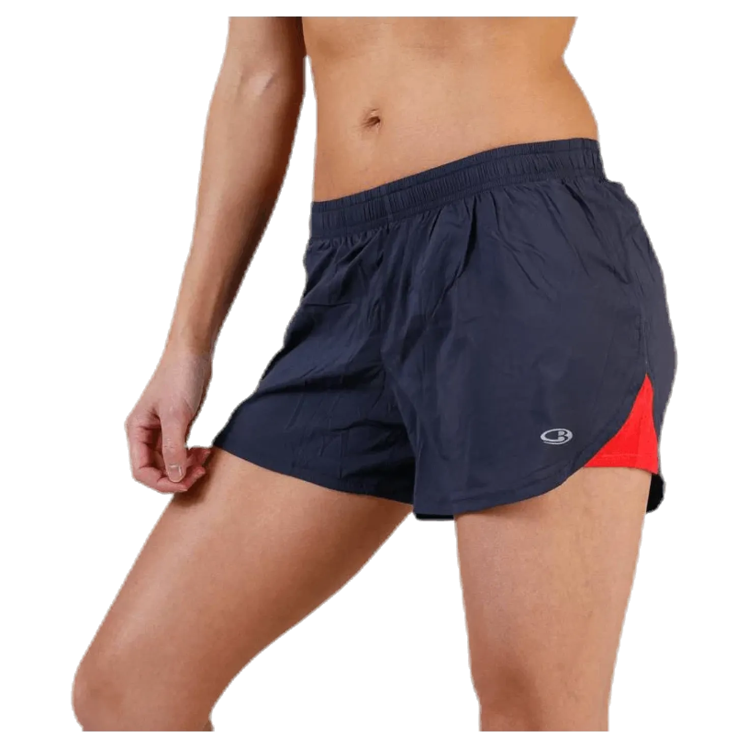 Impulse Running Shorts Grey/Red