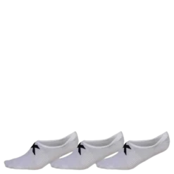 Invisible Sock 3 Pack White/Black