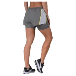 2-IN-1 Woven Shorts Grey