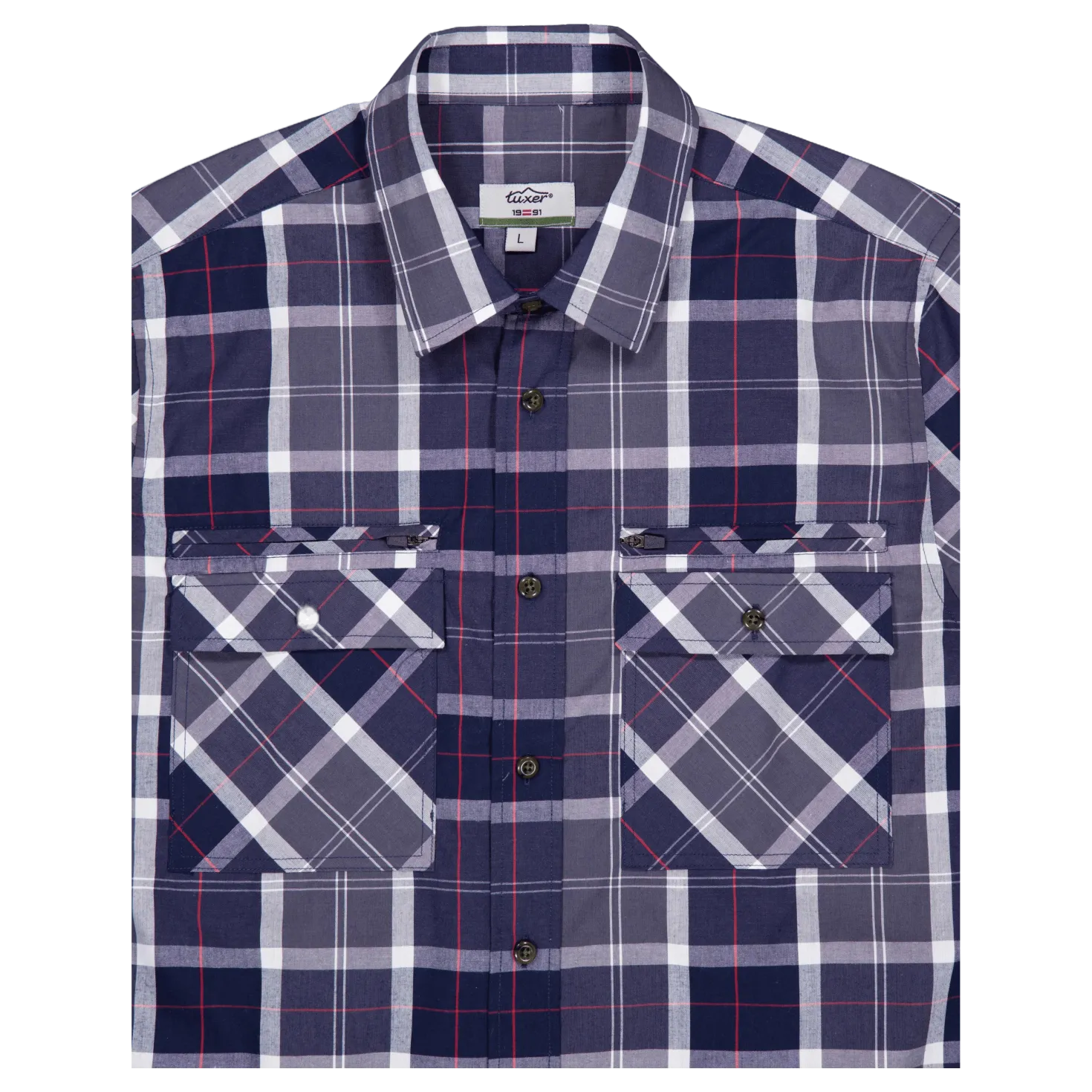 Iowa Shirt Dark Navy Check