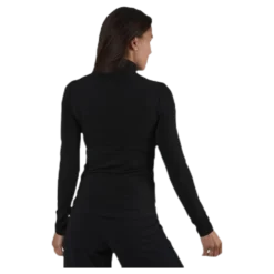 Irene Ls Rollneck Top Black