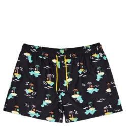 Island In The Sun Swim Shorts Black/multi
