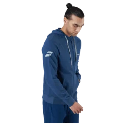 Jacket Exercise Hood Blue