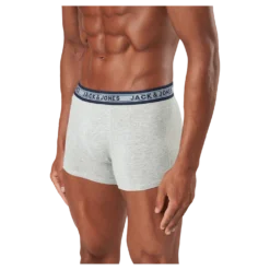 Jacoliver Trunks 5 Pack Noos Dark Grey Melange