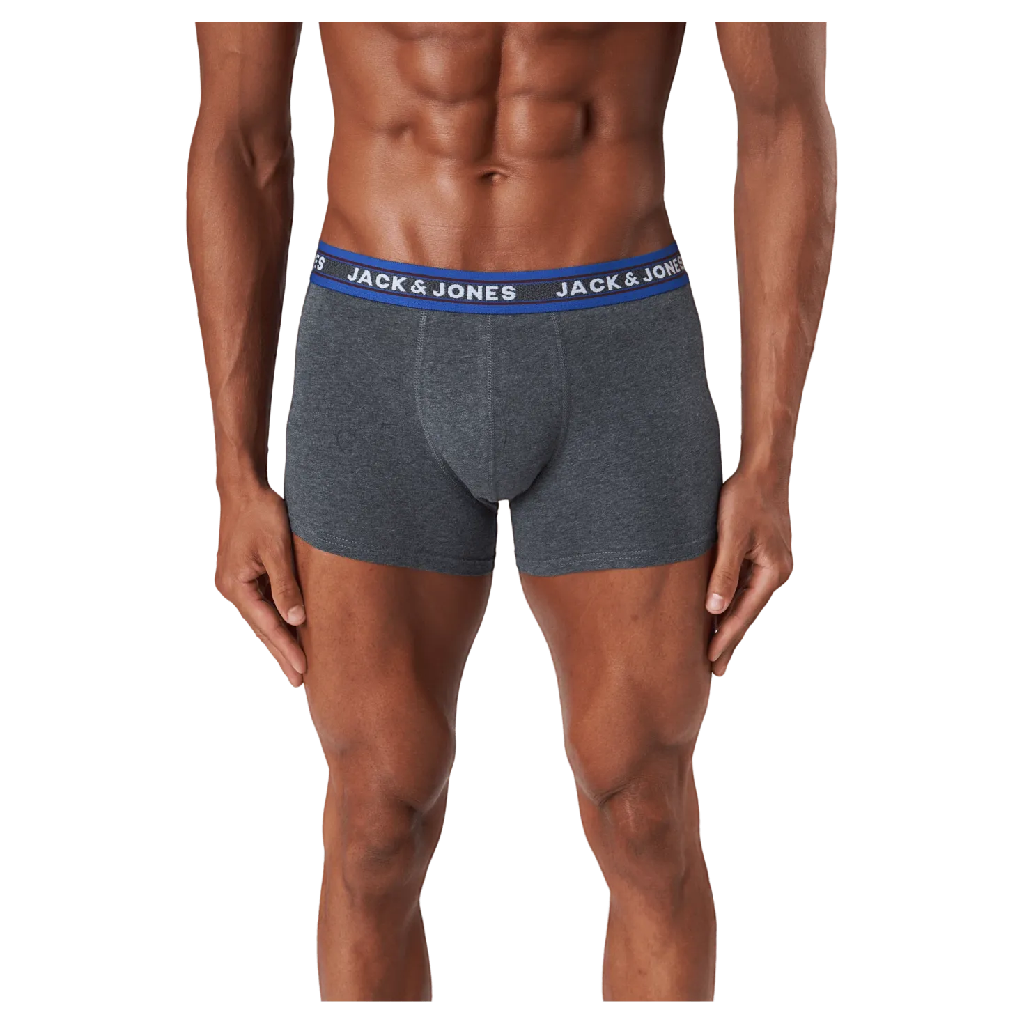 Jacoliver Trunks 5 Pack Noos Dark Grey Melange