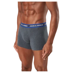 Jacoliver Trunks 5 Pack Noos Dark Grey Melange