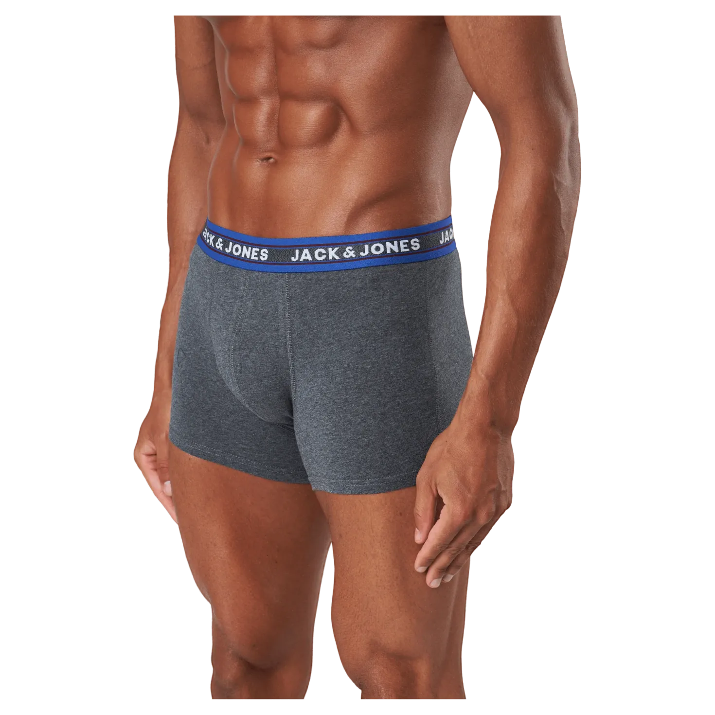Jacoliver Trunks 5 Pack Noos Dark Grey Melange