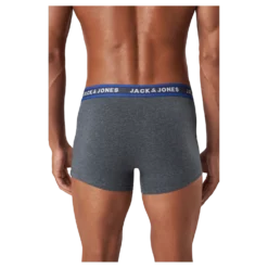 Jacoliver Trunks 5 Pack Noos Dark Grey Melange
