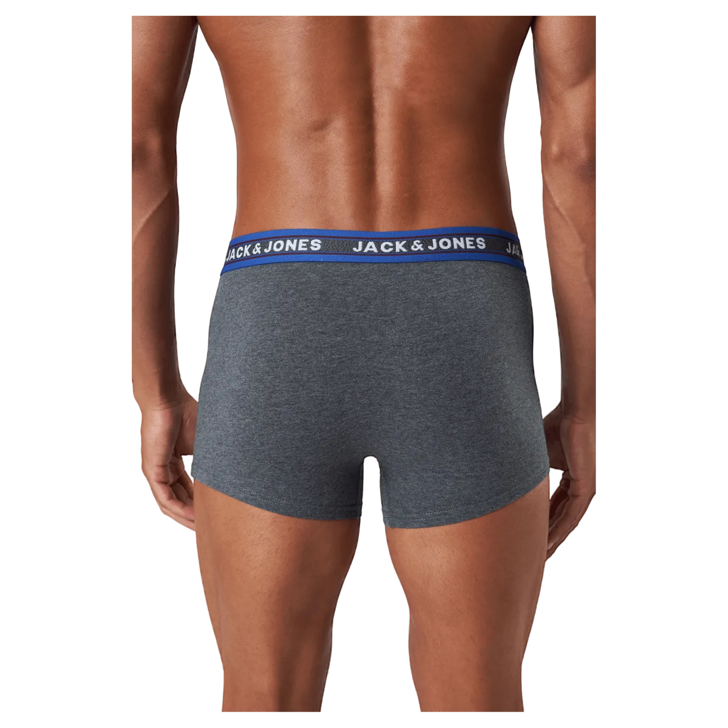 Jacoliver Trunks 5 Pack Noos Dark Grey Melange