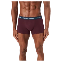 Jacoliver Trunks 5 Pack Noos Dark Grey Melange