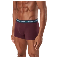 Jacoliver Trunks 5 Pack Noos Dark Grey Melange