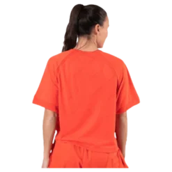Jacquard Performance Boxy Top Orange