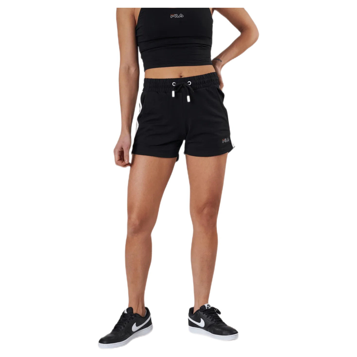 Jadiana Taped Shorts Black