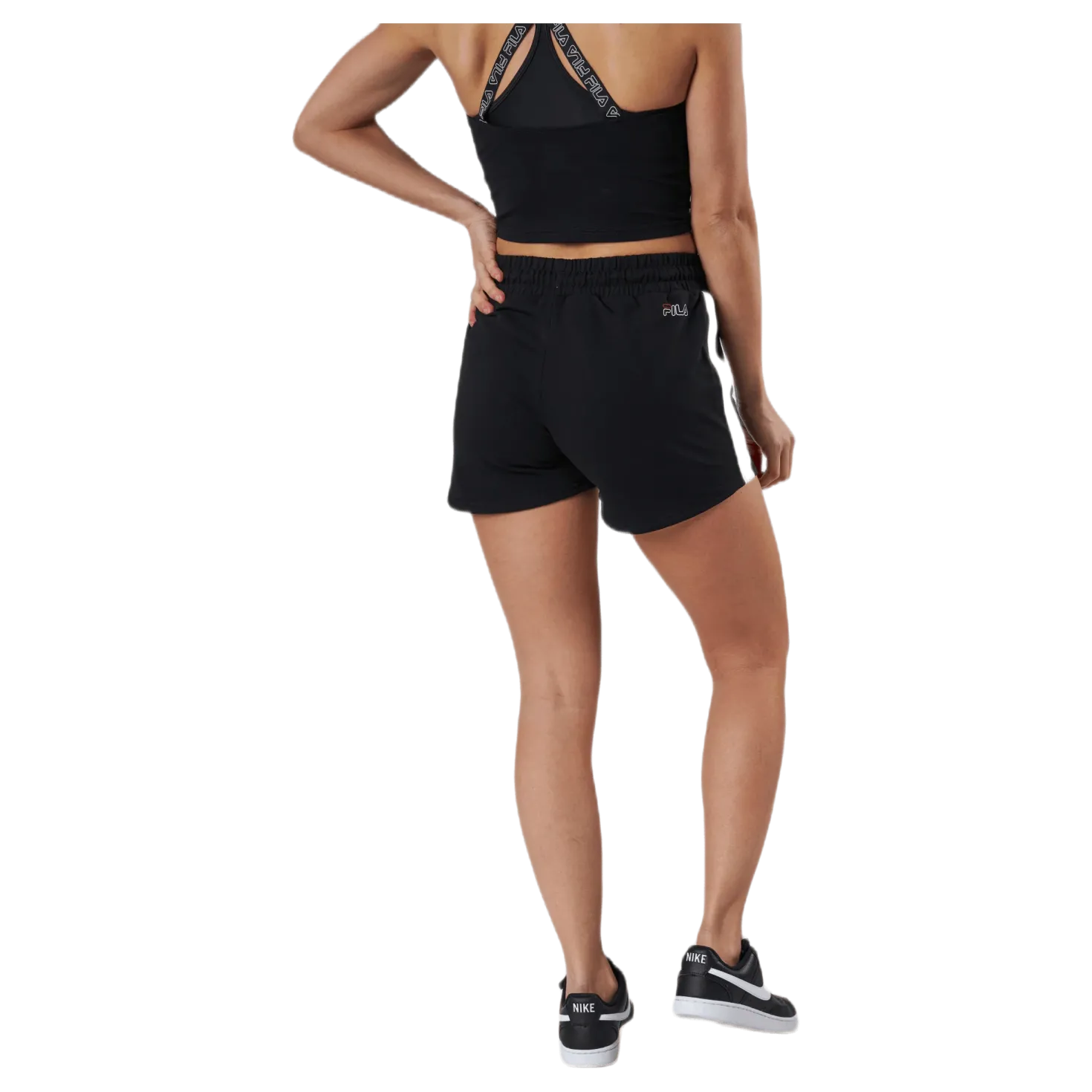 Jadiana Taped Shorts Black