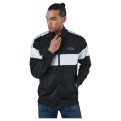 Jairus Taped Track Jacket Black