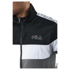 Jairus Taped Track Jacket Black