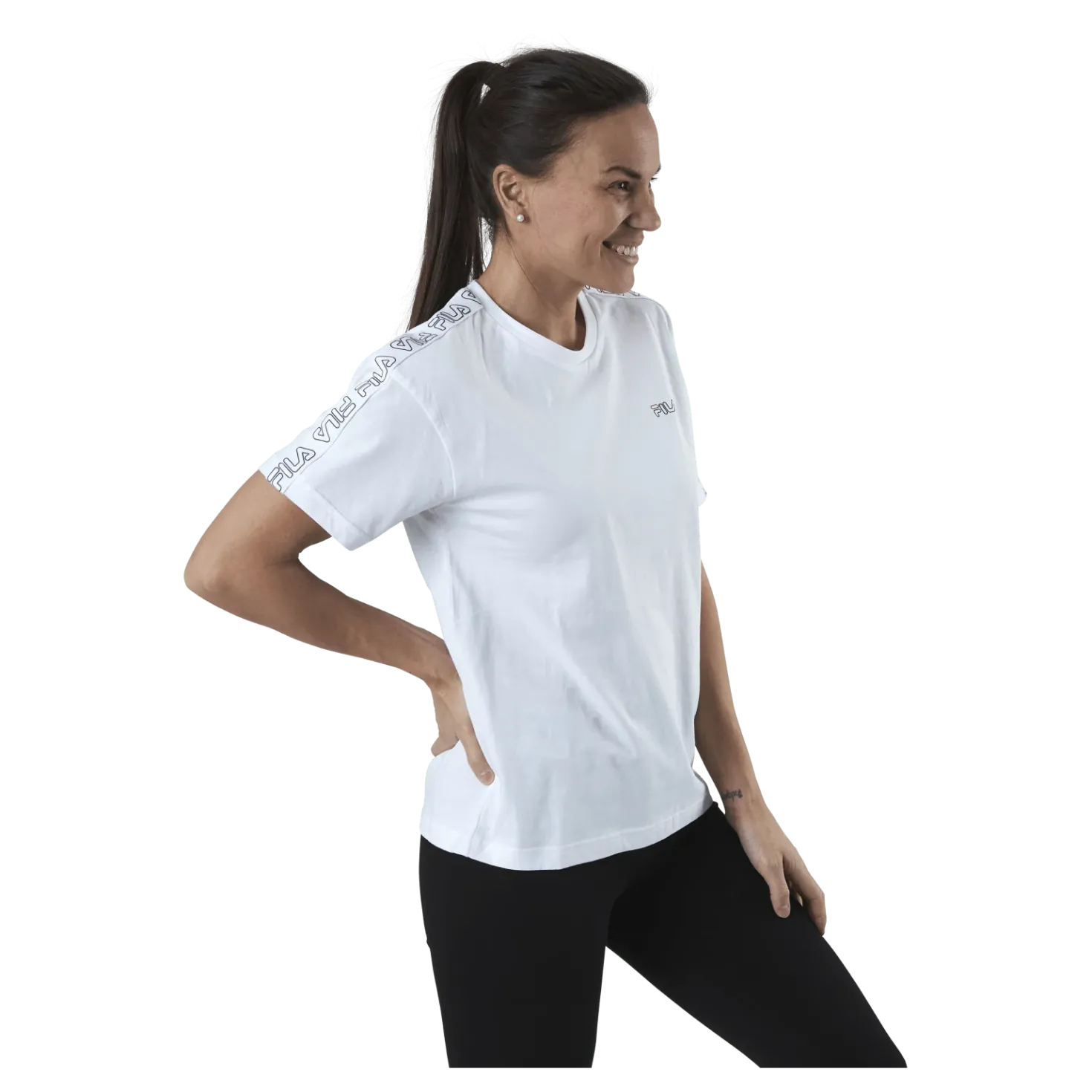 Jakena Taped Tee White
