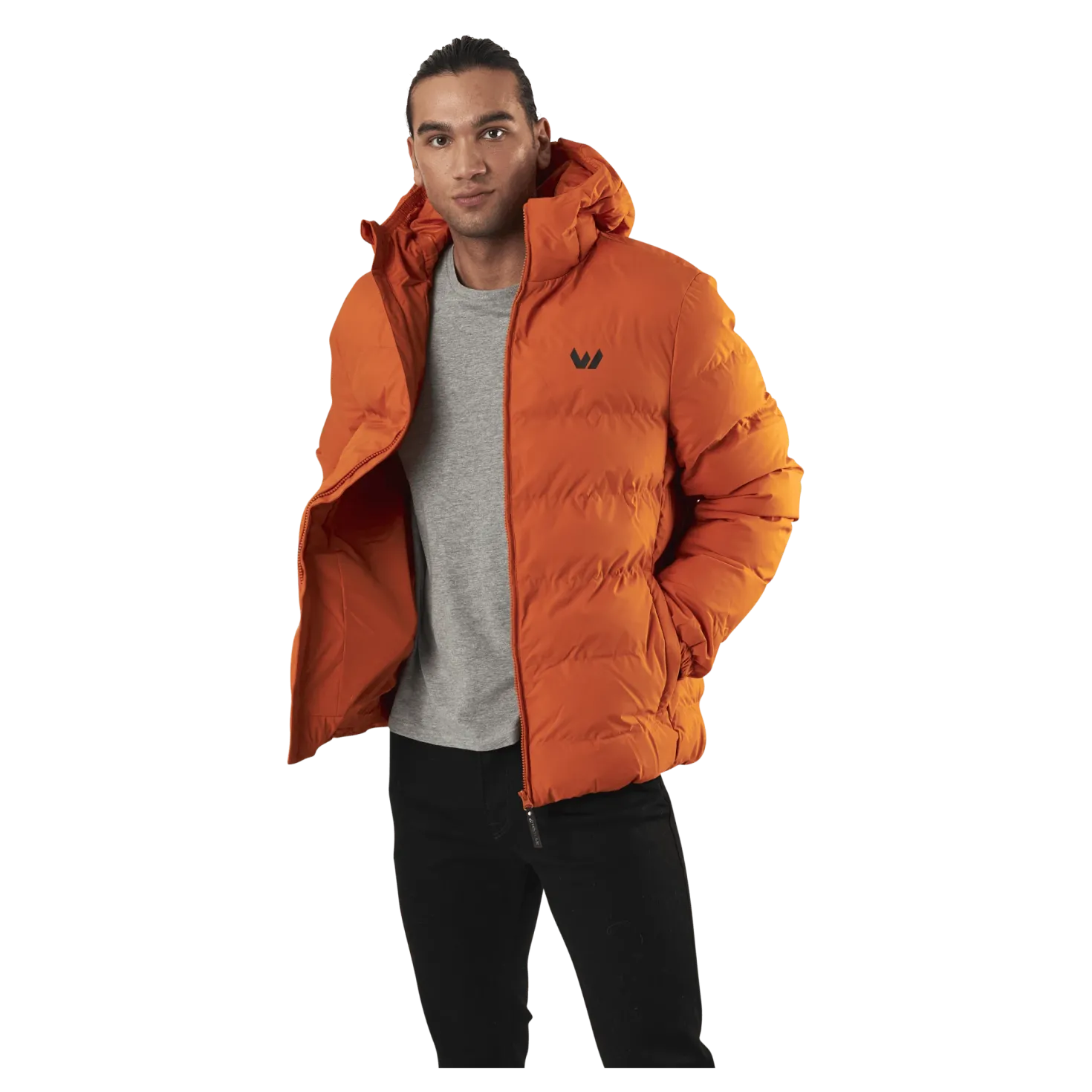 Jakob Padded Jacket Orange