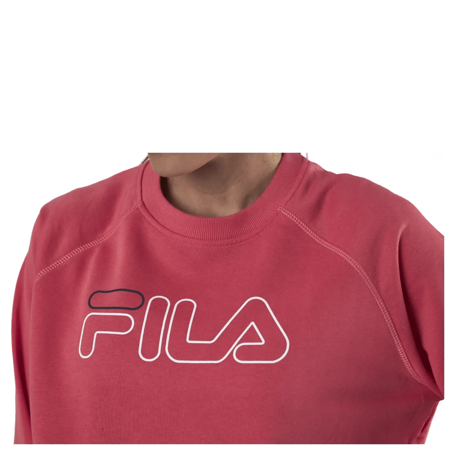 Jamina Cropped Crew Sweat Pink
