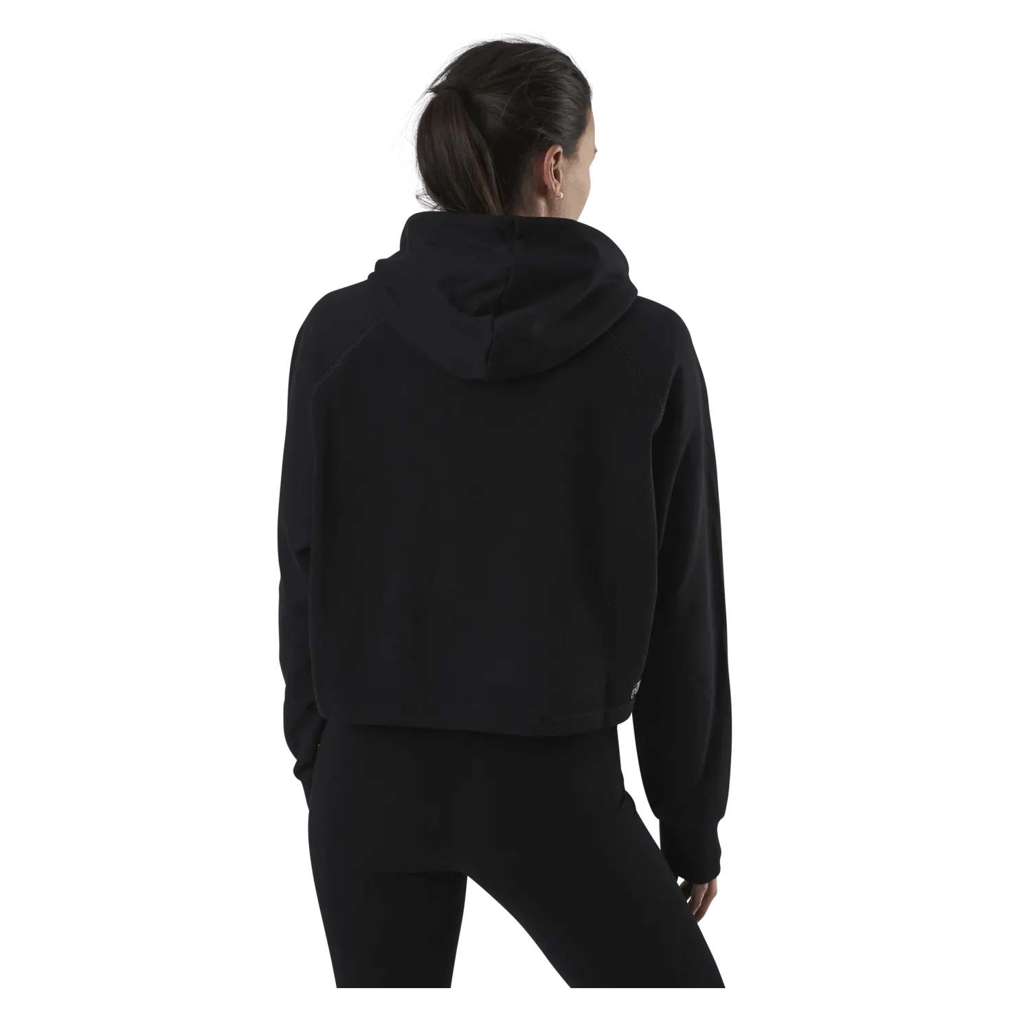Jana Cropped Hoody Black