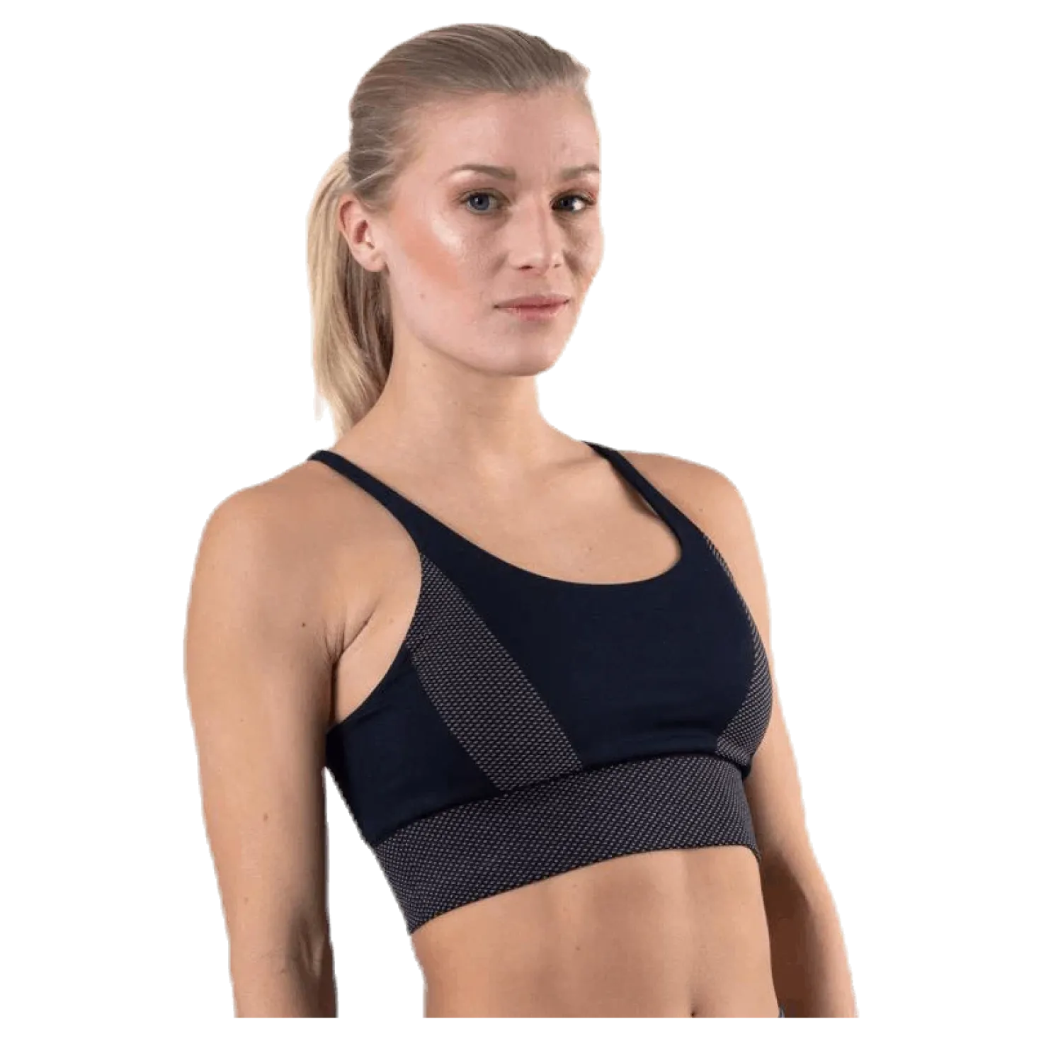 Jaquard Seamless Top Blue