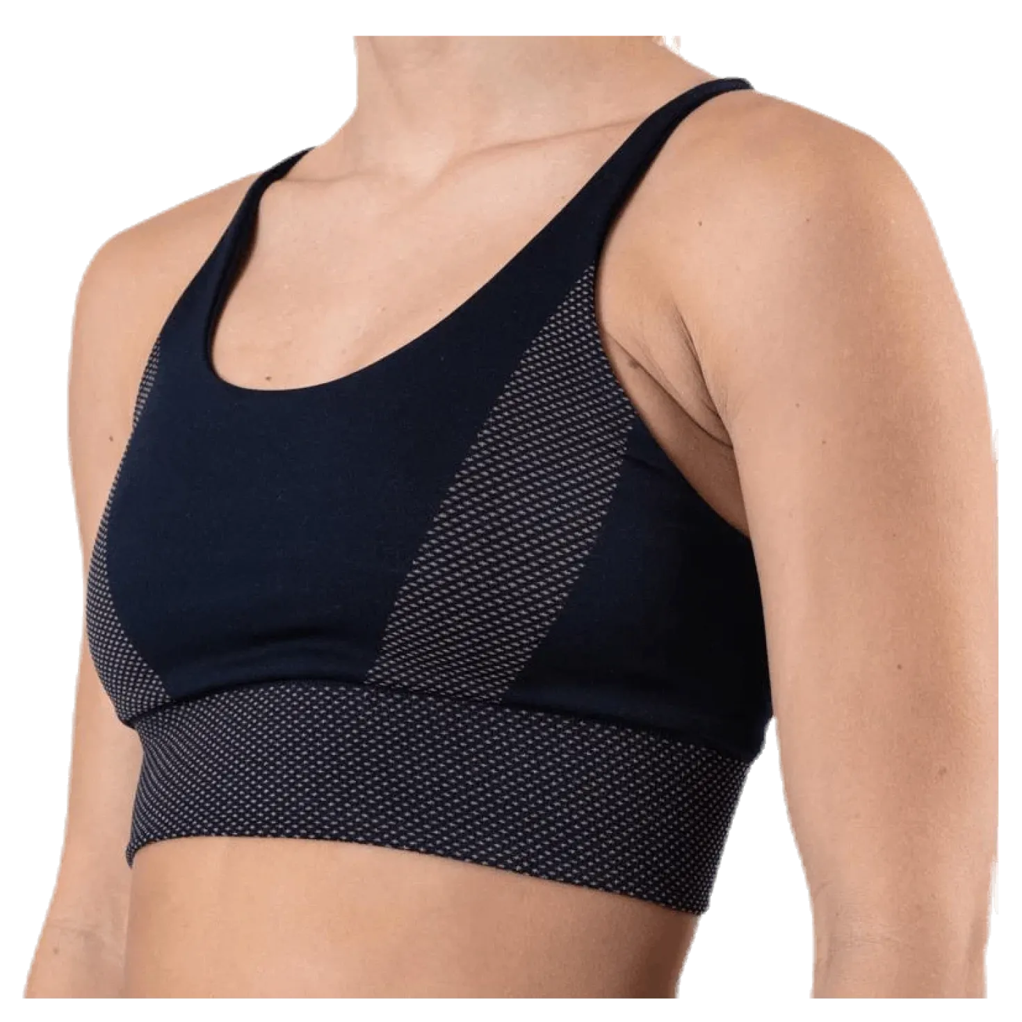 Jaquard Seamless Top Blue