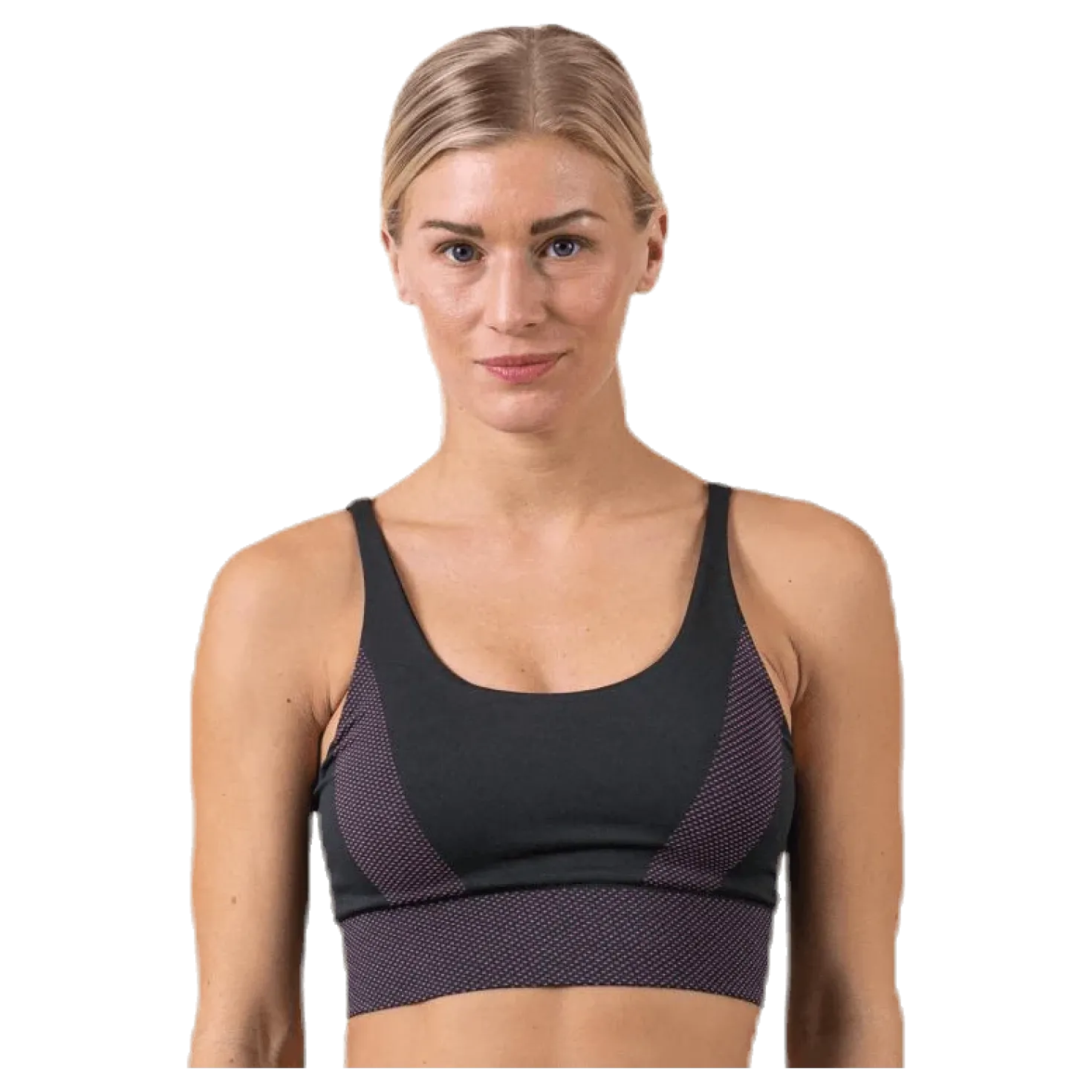 Jaquard Seamless Top Pink/Green