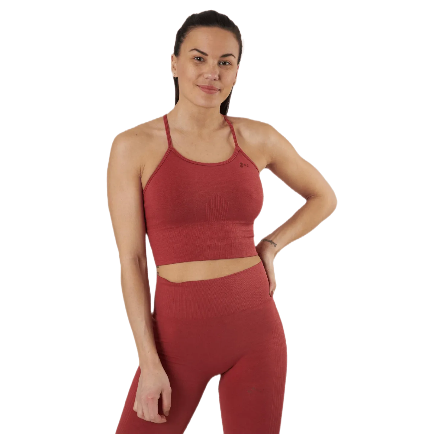 Jari Cir Crop Top Red