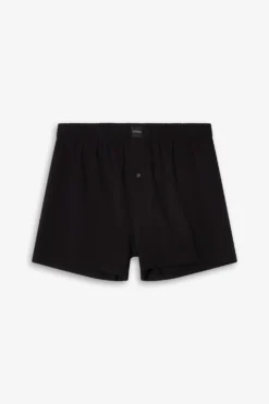 Jersey Boxer Shorts 2-pack Black