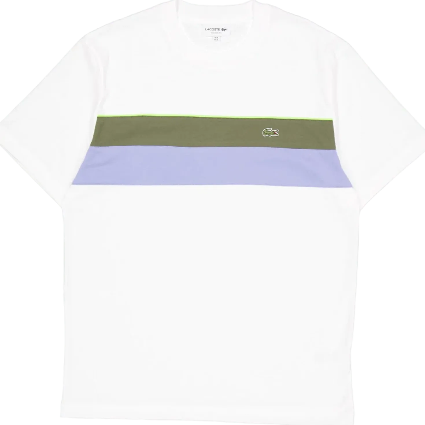 Jersey Colour-block T-shirt Flour/olive-delphinium