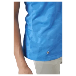 Jess Ss Polo Shirt Pacific