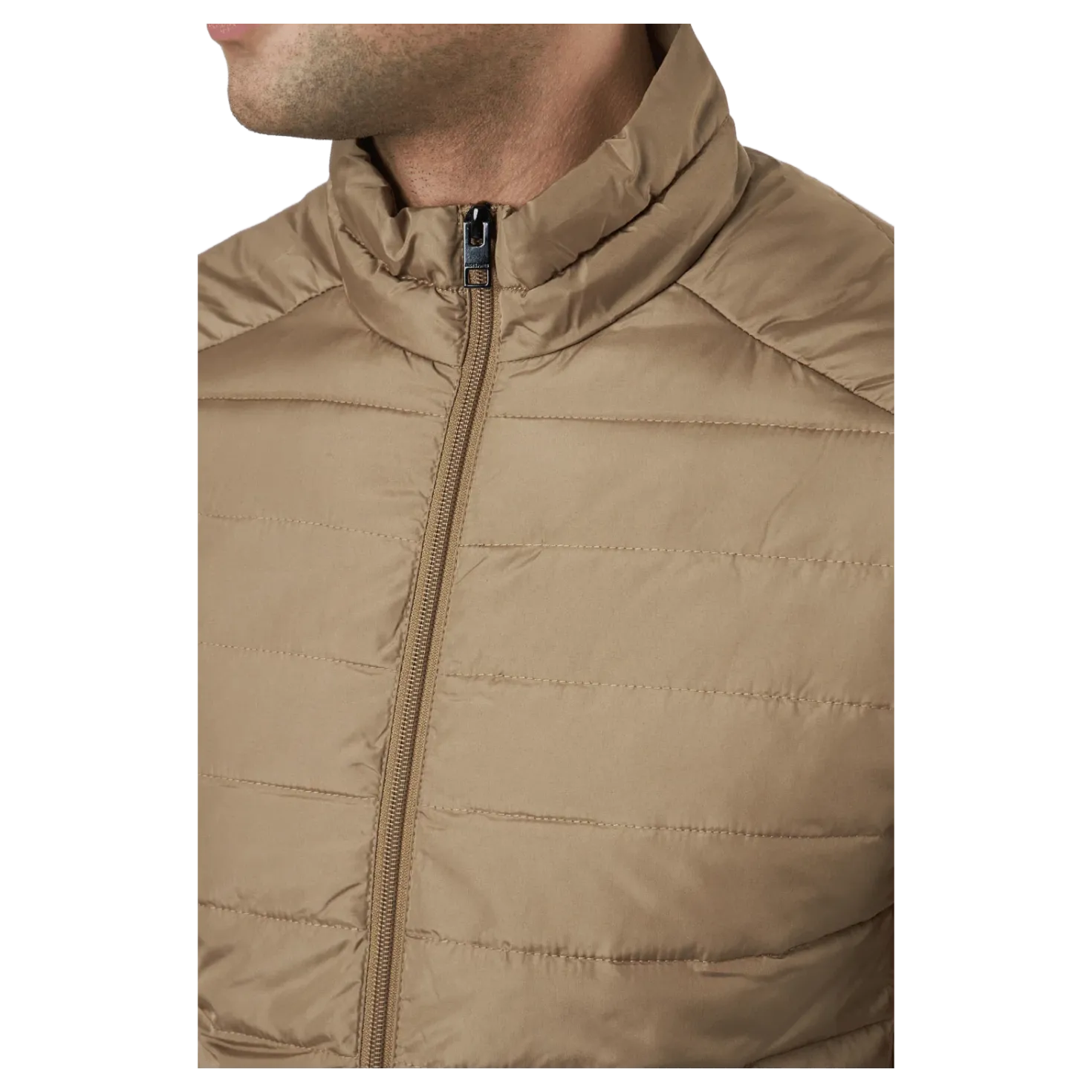 Jjeace Spring Puffer Collar Sn Elmwood
