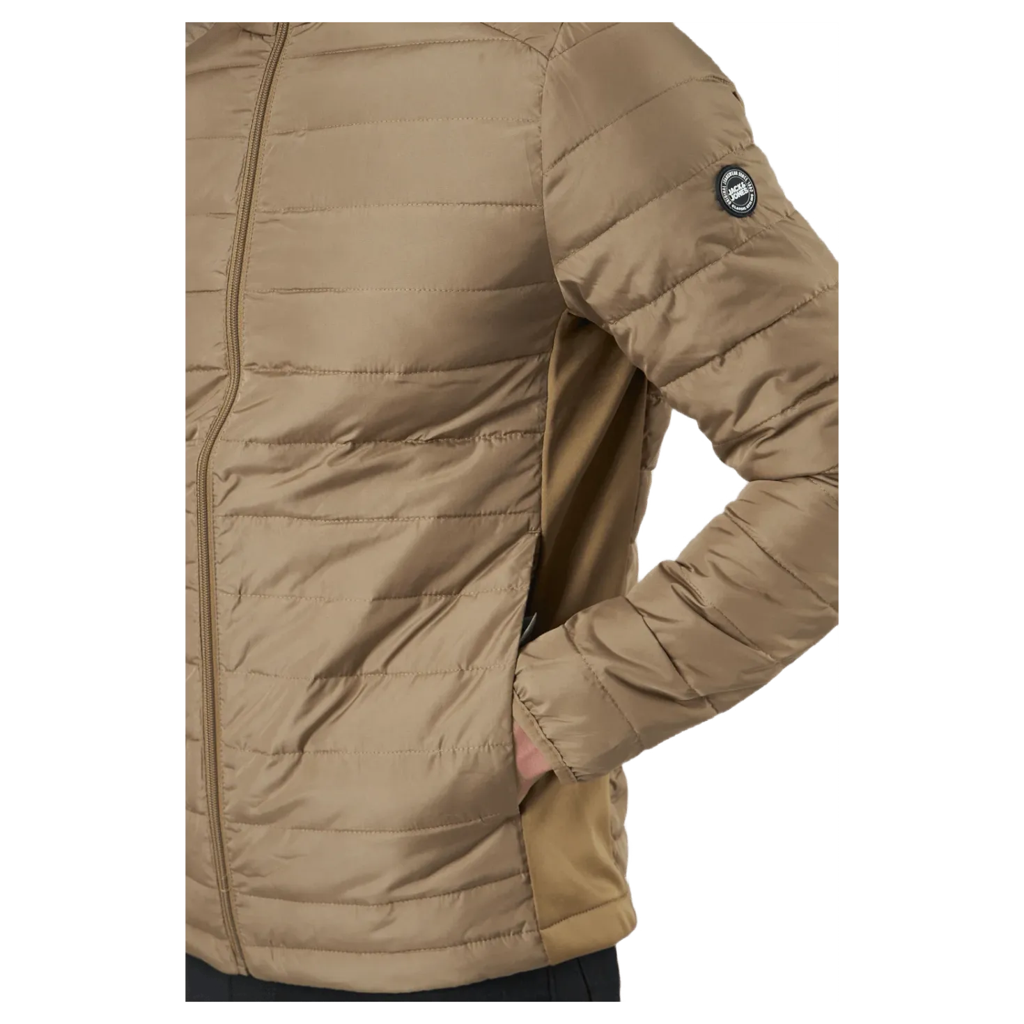Jjeace Spring Puffer Collar Sn Elmwood
