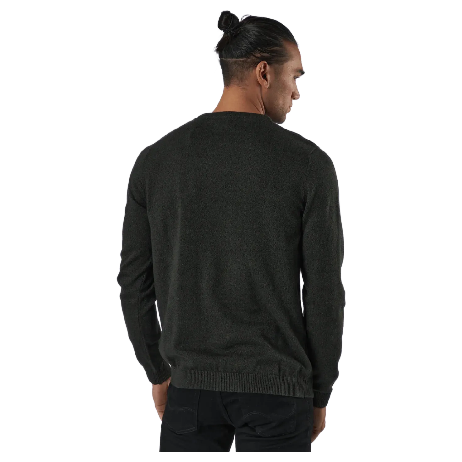 Jjebasic Knit Crew Neck Forest Night