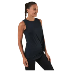 Jolie Knot Singlet Black