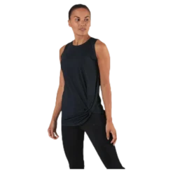 Jolie Knot Singlet Black