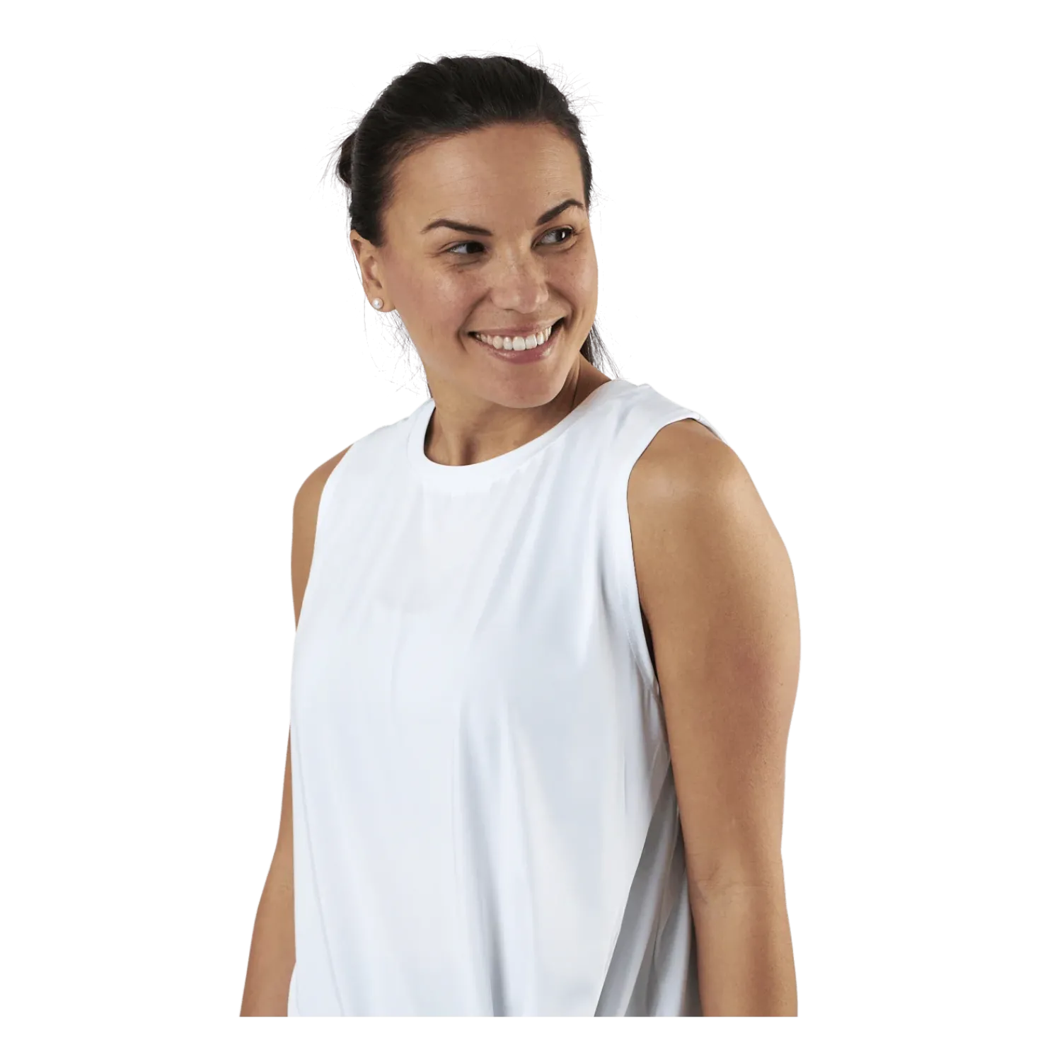 Jolie Knot Singlet White
