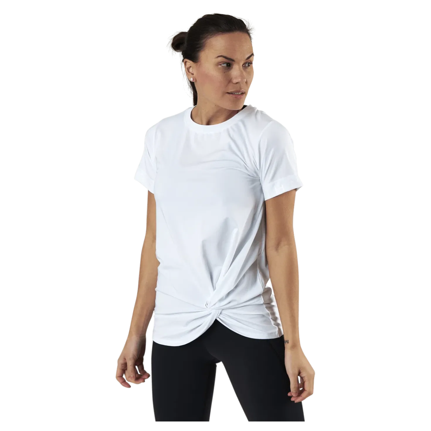 Jolie Knot Tee White