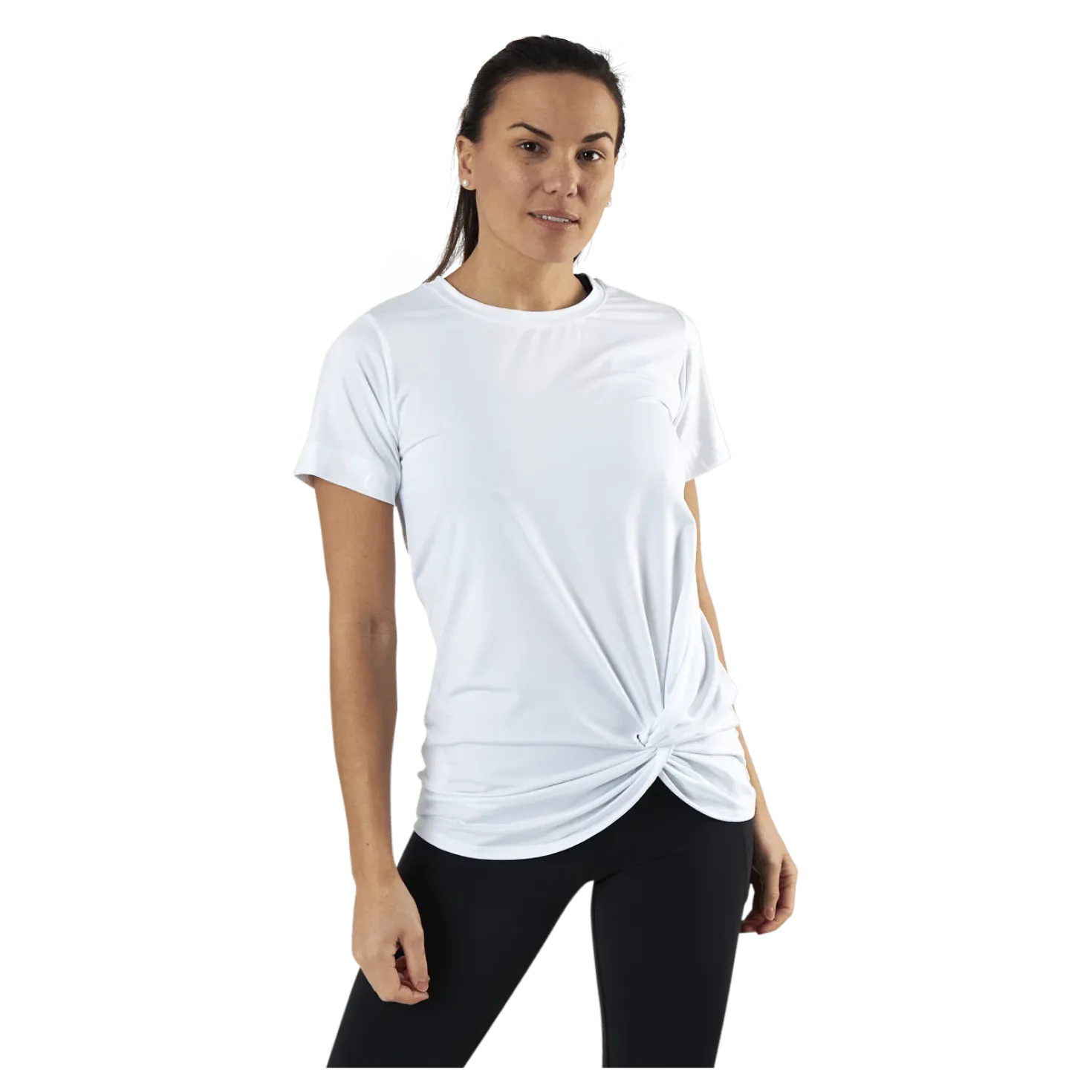 Jolie Knot Tee White