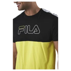 JOPI blocked tape tee Black