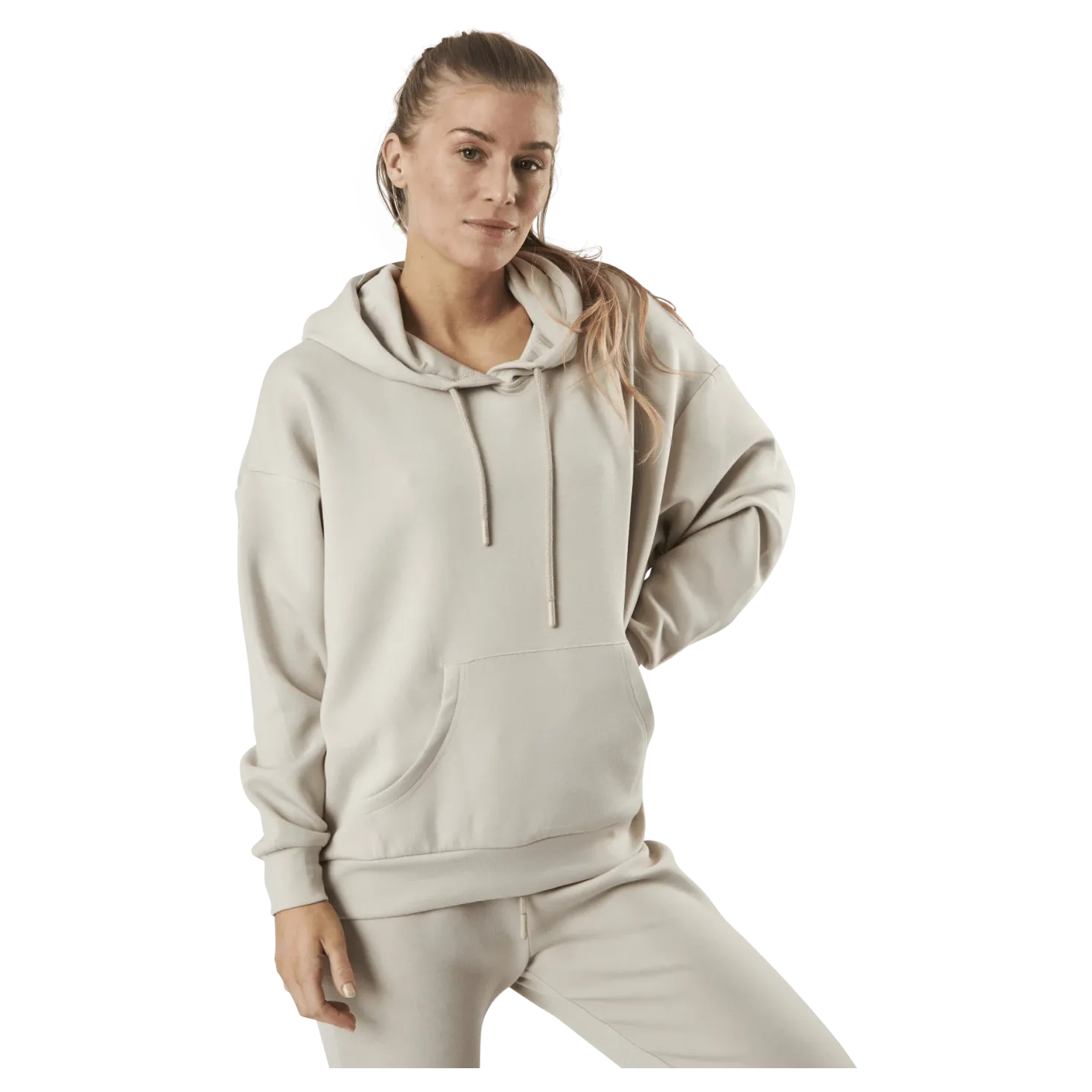 Joy L/S Oversize Hood Swt Grey