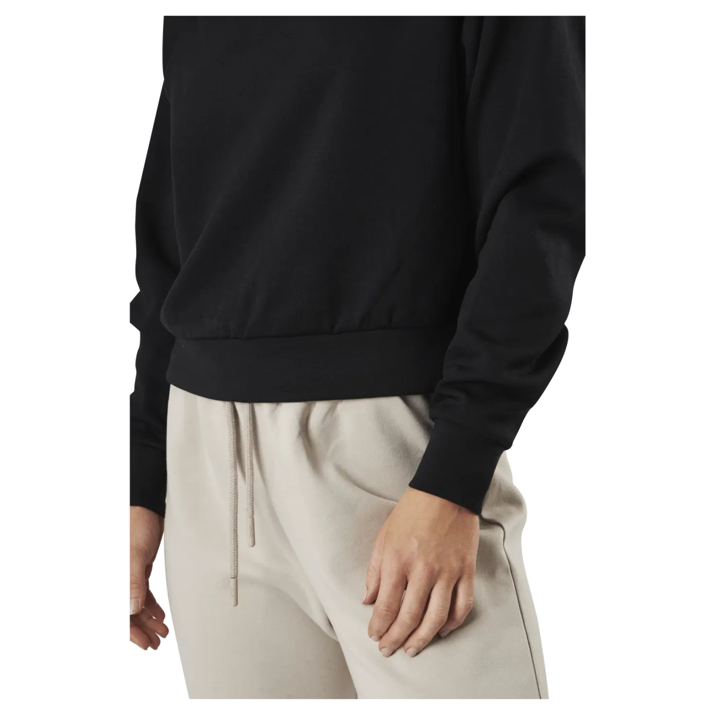 Joy L/S Raglan O-Neck Swt Black