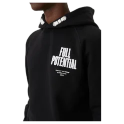 Jr Borg Sport Hoodie Black
