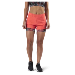 Judie Aop Loose Training Shorts Red