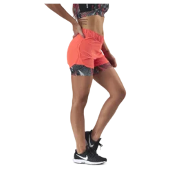 Judie Aop Loose Training Shorts Red