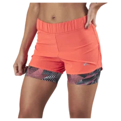 Judie Aop Loose Training Shorts Red