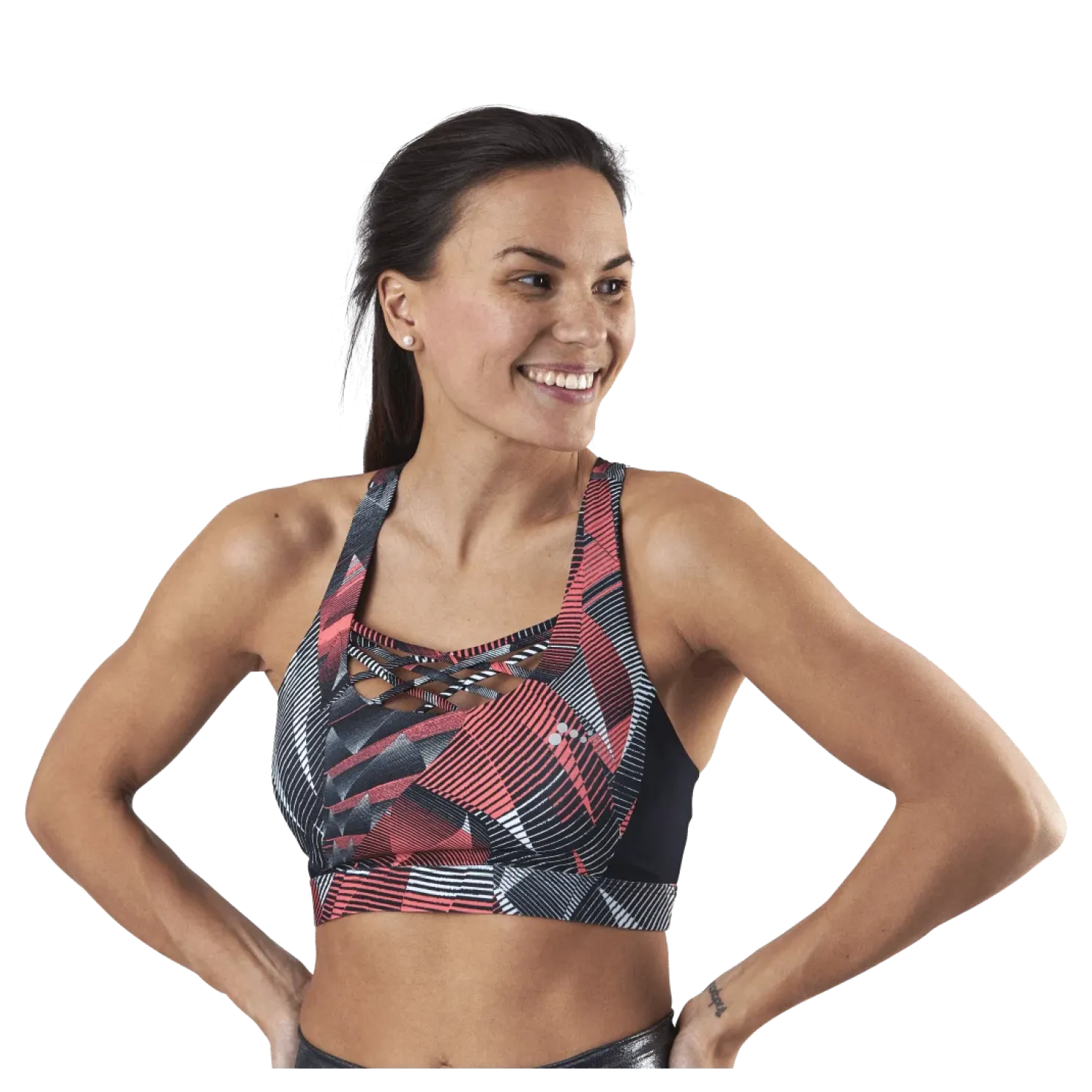 Judie Aop Training Bra Black